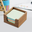 Acacia Wood Sticky Note Holder, Post It Note Dispenser for Office Desk Accessories, Self Stick Note Pad Holder, Memo Pad Holder Dispenser Organizer for School Office Desk Supplies