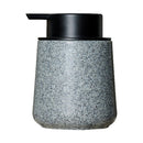 Liquid Soap Dispenser with Easy-to-Press Pump, 250ML  Refillable Hand Soap Dispenser with Extended Spout for Bathroom Kitchen Dish Lotion, Modern Stone Texture (Marble pattern - dark gray)