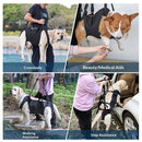 Lift Harness,Full Body Dog Sling Carrier with Handle,Total Body Support for Dogs,Pet Dog Leg Support Sling Adjustable Retractable Breathable Lift Harness (M)