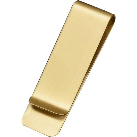 Metal Brass Money Cash Clip Slim Credit Card Holder Banknote Wallet for Man Women Lightweight Pocket Money Clips 4Pack