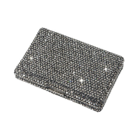Aluminum Business Card Case, Unisex Adults, Slim, Scratch Resistant, Lightweight, Ultra Slim (Black)