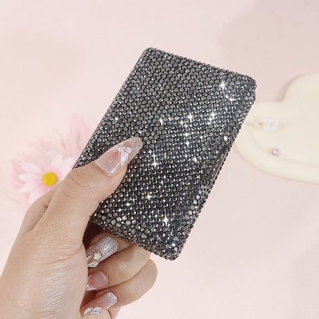 Aluminum Business Card Case, Unisex Adults, Slim, Scratch Resistant, Lightweight, Ultra Slim (Black)