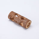 Natural Wood Tunnel Hamster Tunnel for Hamster Reptile Small Animals Cage Hollow Tree Trunk Hideout Toy (20cm long  aperture 3.8CM)