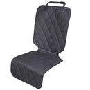 Dog Front Seat Cover  Car Seat Protector for Dog, Car Cover for Pet, Front Single Bucket Captain Chair Protector, Standard, Black, 1Pack