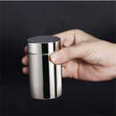 Mini Stainless Steel Tea Can Tea Storage Containers Vacuum Seal Portable for Travel, Kitchen Cup for Coffee Sugar Seasoning Storage