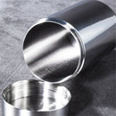 Mini Stainless Steel Tea Can Tea Storage Containers Vacuum Seal Portable for Travel, Kitchen Cup for Coffee Sugar Seasoning Storage