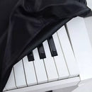 88 Key Keyboard Dust Cover - Stretchable Fabric Protector for Digital Piano & Electronic Keyboards (Black) - Universal Fit with Storage Bag
