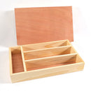 Drawer Organizer Premium Cutlery and Utensil Tray| Perfect For The Kitchen, Bathroom, Desk, etc.| Kitchen Drawer Divider with 4 Compartments