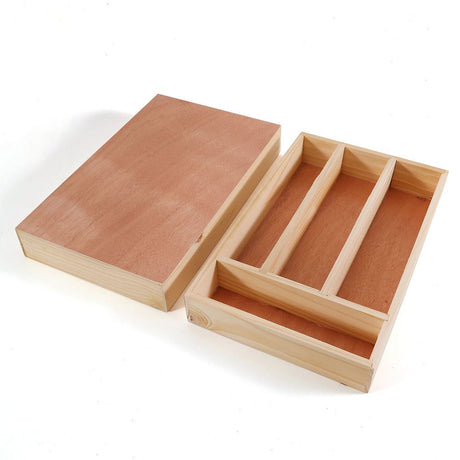 Drawer Organizer Premium Cutlery and Utensil Tray| Perfect For The Kitchen, Bathroom, Desk, etc.| Kitchen Drawer Divider with 4 Compartments