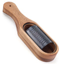Wooden Cheese Grater with Handle, Rustic Brown Cheese Shredder with Storage Space, Handheld Kitchen Graters for Cheese Lemon Chocolate  (With Handle)