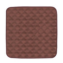 Waterproof Chair Pads for Incontinence (53*56cm) - Washable, Waterproof Seat Protector - Chair Protector Seat Cover - Absorbent Pad for Bed, Seat, Car, Wheelchair & Recliner （Coffee, 2 Pcs)