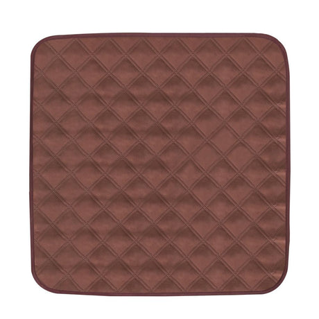 Waterproof Chair Pads for Incontinence (53*56cm) - Washable, Waterproof Seat Protector - Chair Protector Seat Cover - Absorbent Pad for Bed, Seat, Car, Wheelchair & Recliner （Coffee, 2 Pcs)