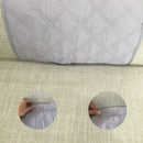 Sofa Armrest Organizer Non-Slip Remote Control Holders for Recliner Couch Chair Armchair Caddy with 5 Pockets for Table,Cell Phone,Magazines,Books (grey)