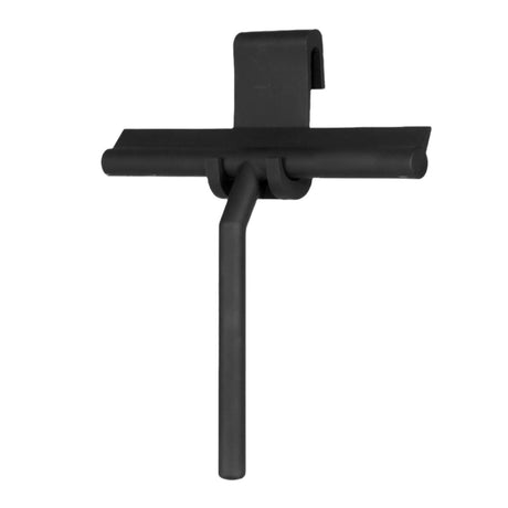 Squeegee for Window Cleaning Bathroom Squeegee Window Washer Glass Shower Door Mirror Tile Tub Silicone Cleaning Tool （Black)