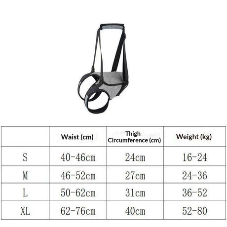 Dog Halter Harnesses, Adjustable Lift  For Large Dogs, Dog Sling For Medium Dogs Hind Leg Support To Help Rehabilitate, Soft Padded Dog Support Harness For Elderly, Injured, Arthritic(L)