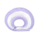 Cat Recovery Protective Cone Collar After Surgery-Soft Adjustable Waterproof Lightweight Elizabethan Collar to Prevent Cats from Touching Stitches, Wounds and Rashes (Light Purple, M)