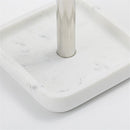 Toothbrush Holder Stainless Steel Bathroom Toothbrush Storage Organizer Toothpaste Holder Stand Rack for Bathroom Vanity, Countertops (Silver)