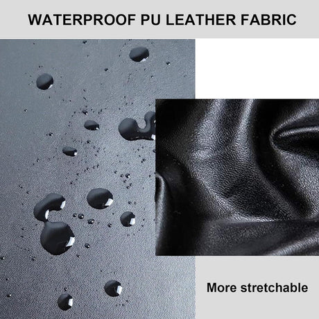 Waterproof Dining Bench Cover, Washable Durable Bench Covers Slipcover, Rectangle Bench Seat Covers for Dining Room Living Room Kitchen(Black)