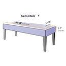 Waterproof Dining Bench Cover, Washable Durable Bench Covers Slipcover, Rectangle Bench Seat Covers for Dining Room Living Room Kitchen(Black)