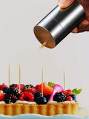 Toothpicks Holder Stainless Steel Modern ,Toothpicks Holder Dispenser Home Hotel(No Toothpicks)Circular bright surface