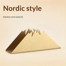Napkin Holder for Tables, Paper Organizer Freestanding Steel Tissue Holder, stainless steel napkin holderGold