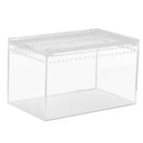 Reptile Terrarium Enclosure  Acrylic Tarantula Breeding Box Magnetic Hermit Crab Habitat Tank Transparent Jumping Spider Cage for Insect Snail Amphibians Sling Isopods（20*15*10cm）
