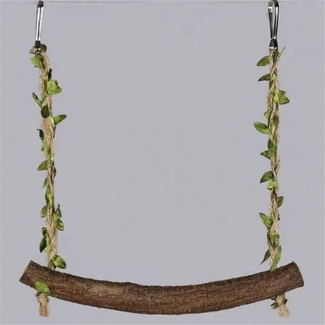 2pcs Swing Chicken Toy Perch Chicken Stand Bird Chew Toy for Birds Parrots Training Stand Holder Bird Toy Chickens and Parrots Bird Swings Birdcage Accessories（small size）