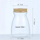 Glass Plant Jar -Plants Propagation Station - Micro Landscape Terrarium Container Desktop Plant Jar Hydroponic Vases Gardening for Plant Lovers(Medium T-shaped)