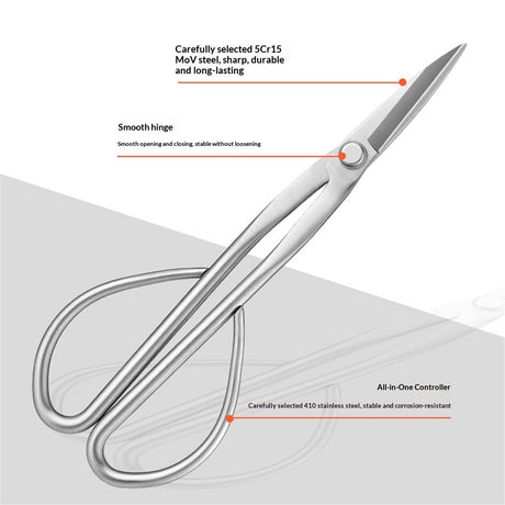 Tender leaf pruning,Bonsai Scissors Professional Grade Bonsai Shears steel integrated  Bonsai Tools Equip With Tool Bag