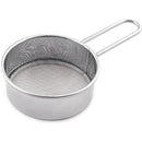 2pcs Small Strainer, Flour Colander Mini Small Flour Sifter for Baking Powder Sugar Coffee Pastas Tea,  Stainless Steel Food Strainer Mini Sifter with Handle
