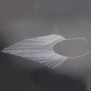 Tassel Veil Masks Women Headwear Face Chains Mask Masquerade Dance Party Costume Face Accessories Jewelry（silvery）