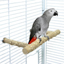 Pepper Wood Parrot Stand Branch, Wooden Perch for Parakeet Cockatiels Conures Lovebirds Budgies, Birdcage Accessories（small size）