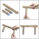 Pepper Wood Parrot Stand Branch, Wooden Perch for Parakeet Cockatiels Conures Lovebirds Budgies, Birdcage Accessories（small size）