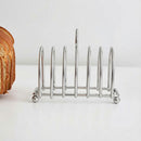 Stainless Steel Slice Toast Rack Kitchen Accessory for Storage for Gatherings Parties and Outdoor Activities Compact Design for Home and Restaurant Use