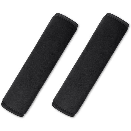 2pcs Universal Car Seat Belt Shoulder Protector Pad,Handbags, Backpacks, Child Straps Protect Your Shoulders and Neck for Adults and Children 25cm(Black)