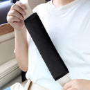 2pcs Universal Car Seat Belt Shoulder Protector Pad,Handbags, Backpacks, Child Straps Protect Your Shoulders and Neck for Adults and Children 25cm(Black)