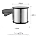 Flour Sifter for Baking, Handheld Strainer Sifter Stainless Steel, Hand Crank Squeeze Sieve for Baking w/Comfortable Handle for Flour Powdered Sugar Cake - Baker Supplies