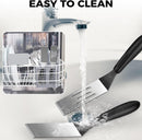 Stainless steel frying shovel, cooking small shovel, teppanyaki pancake scraper, steak cake shovel, creative kitchen tool（Solid+hollow shovel）