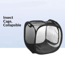 Butterfly Net Enclosure Butterfly Habitat Cage Caterpillar Habitat Butterfly Enclosure Mesh,Cage for Caterpillars Live Butterfly Outdoor Mesh Plant Enclosure Plant Protection Tent (small black)