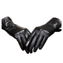 Leather Gloves for Women Winter, Touchscreen Gloves for Cold Weather with Warm Lining  Women's Touchscreen Texting Driving Winter Warm （Black）