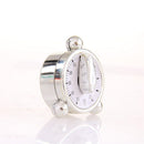 Baking Timer Mechanical Cooking Reminder 60 Minute Kitchen Timer, Silver Clockwork timer small alarm clock design