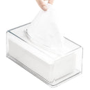 Clear Tissue Box Cover - Tissue Holder, Box Covers Rectangular, Napkin Dispenser for Home, Office, Restaurant, Kitchen, Bathroom Facial Napkin Box Holders（22X12X9CM）