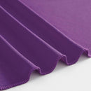 Cocktail Table Covers with Ruffle Skirt Stretch Fitted Cocktail Tablecloth Linens for Round Tables Washable Decorative High Top Table Covers -  Purple（60*110cm）