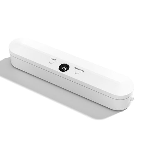 Vacuum Sealer Machine for Food, Dry & Moist Mode, 60KPa Strong Suction, Fast Sealing, Compact Automatic Sealing Machine (White)