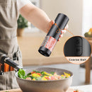 Electric salt and pepper grinder, touch operation accuracy grinding, household chef electric pepper grinder, Electric Salt and Pepper Grinder Set 2 in 1，