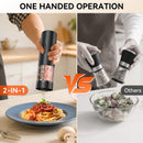 Electric salt and pepper grinder, touch operation accuracy grinding, household chef electric pepper grinder, Electric Salt and Pepper Grinder Set 2 in 1，