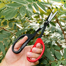 Bonsai Cutter Pruning Shear tool used for Gardening, Arranging Flowers, Trimming Plants, Branches, Stainless Steel Red White Handles