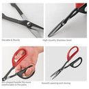 Bonsai Cutter Pruning Shear tool used for Gardening, Arranging Flowers, Trimming Plants, Branches, Stainless Steel Red White Handles