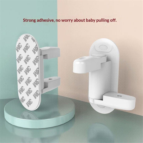 Door Lever Lock (2 Pack) Child Proof Doors & Handles, Prevents Toddlers and Pets from Opening Doors. Unique Difficulty Adjustment, Easy One Hand Operation for Adults.