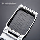 Egg Slicer for Hard Boiled Eggs Egg Cutter Strawberry Slicer Heavy Duty Aluminium Tomato Slicer Stainless Steel Wire Multipurpose Egg Slicer Dicer for Soft Fruit Mushroom Home Use